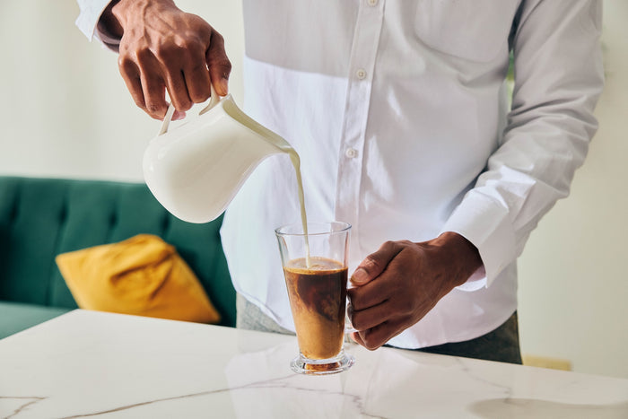 Add water or milk